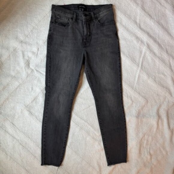 Lucky Grey Black Skinny Denim Size 8 Jeans - Picture 2 of 6